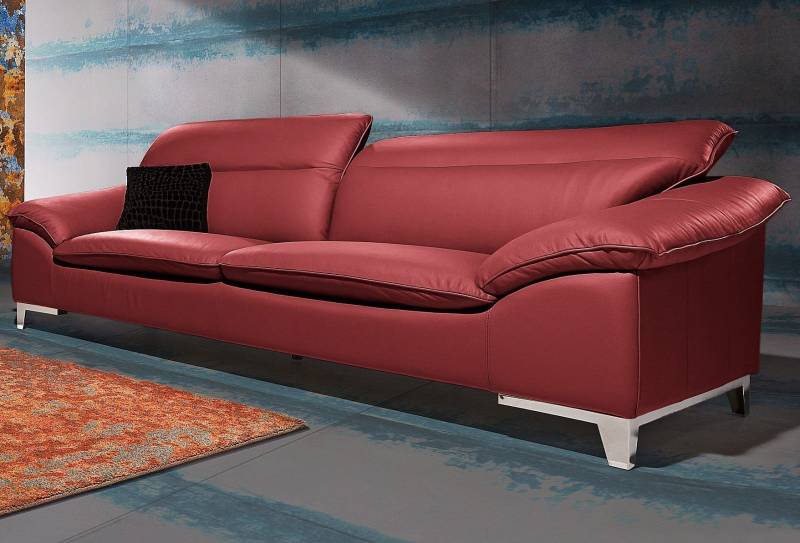 COTTA Polstergarnitur »Teresa«, (Set), Set: bestehend aus 3-Sitzer und Hocker von COTTA
