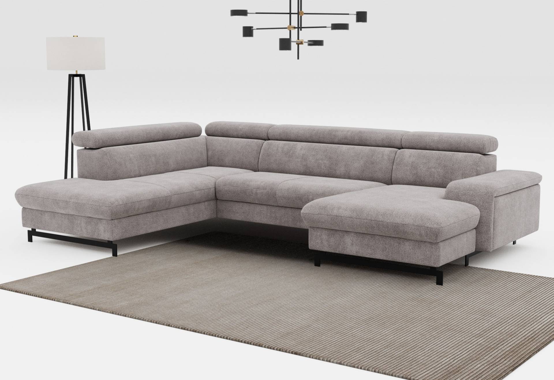 COTTA Wohnlandschaft »Emma U-Form«, Verstellbare Kopfstützen, optional mit Schlaffunktion und Bettkasten COTTA Wohnlandschaft »Emma U-Form«, Verstellbare Kopfstützen, optional mit Schlaffunktion und Bettkasten von COTTA