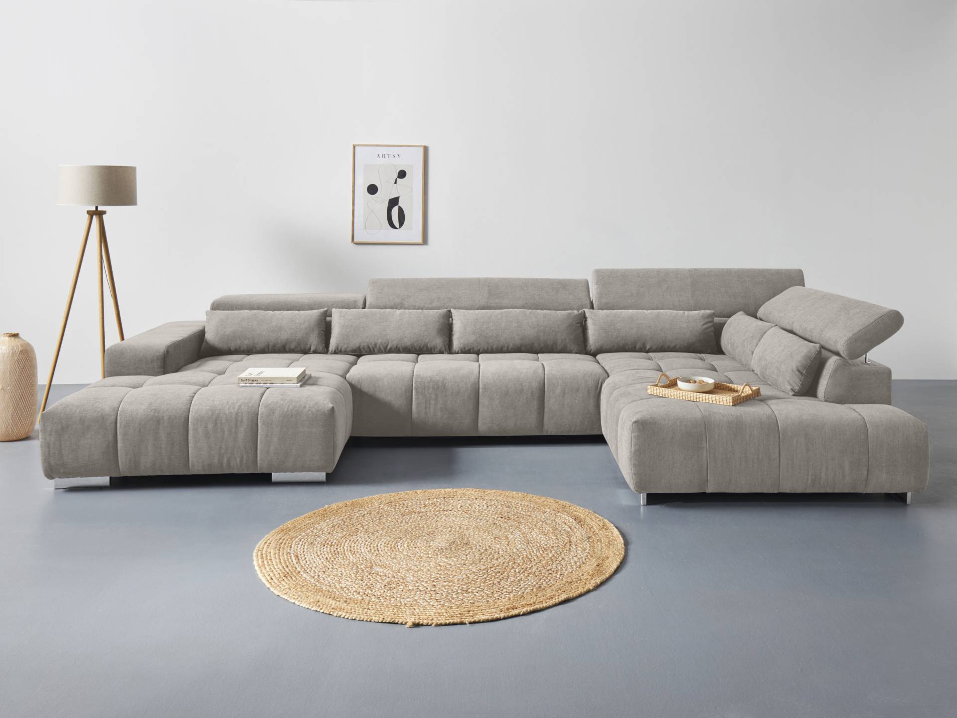 COTTA Wohnlandschaft »Orion U-Form«, inkl. Kopfteilverstellung und Nierenkissen COTTA Wohnlandschaft »Orion U-Form«, inkl. Kopfteilverstellung und Nierenkissen von COTTA