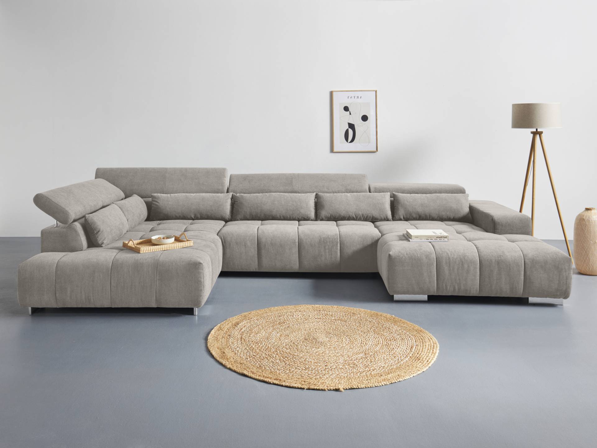 COTTA Wohnlandschaft »Orion U-Form«, inkl. Kopfteilverstellung und Nierenkissen COTTA Wohnlandschaft »Orion U-Form«, inkl. Kopfteilverstellung und Nierenkissen von COTTA