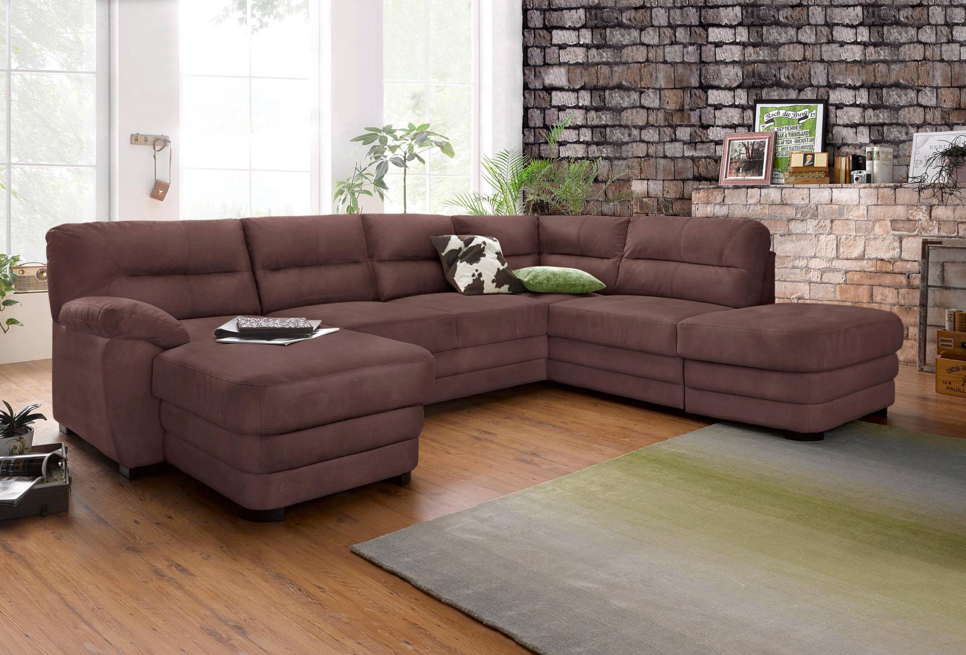 COTTA Wohnlandschaft »Royale U-Form«, wahlweise mit Bettfunktion COTTA Wohnlandschaft »Royale U-Form«, wahlweise mit Bettfunktion von COTTA