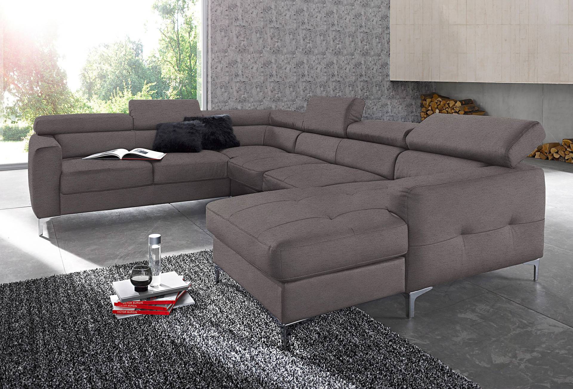 COTTA Wohnlandschaft »Ecksofa in modernem Design, U-Form« von COTTA