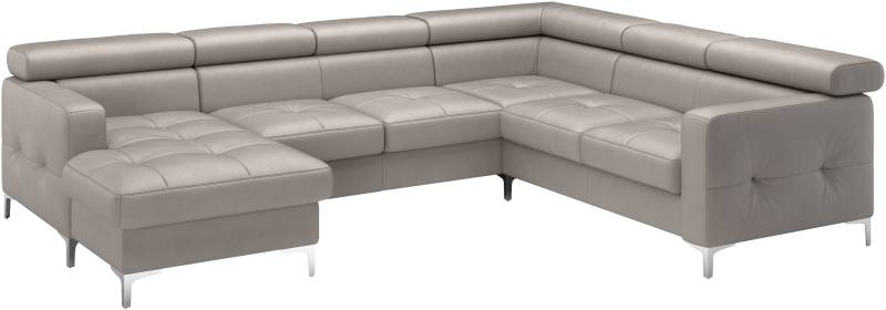 COTTA Wohnlandschaft »Sammy U-Form«, mit Kopfteilverstellung, optional mit Bettfunktion und Bettkasten von COTTA