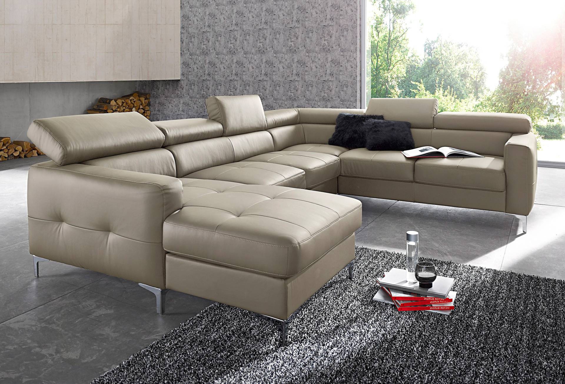 COTTA Wohnlandschaft »Ecksofa in modernem Design, U-Form« von COTTA