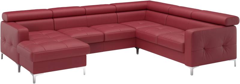COTTA Wohnlandschaft »Sammy U-Form«, mit Kopfteilverstellung, optional mit Bettfunktion und Bettkasten von COTTA