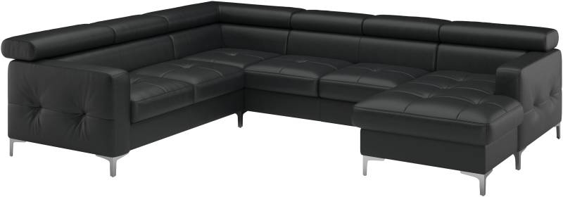 COTTA Wohnlandschaft »Sammy U-Form«, mit Kopfteilverstellung, optional mit Bettfunktion und Bettkasten von COTTA