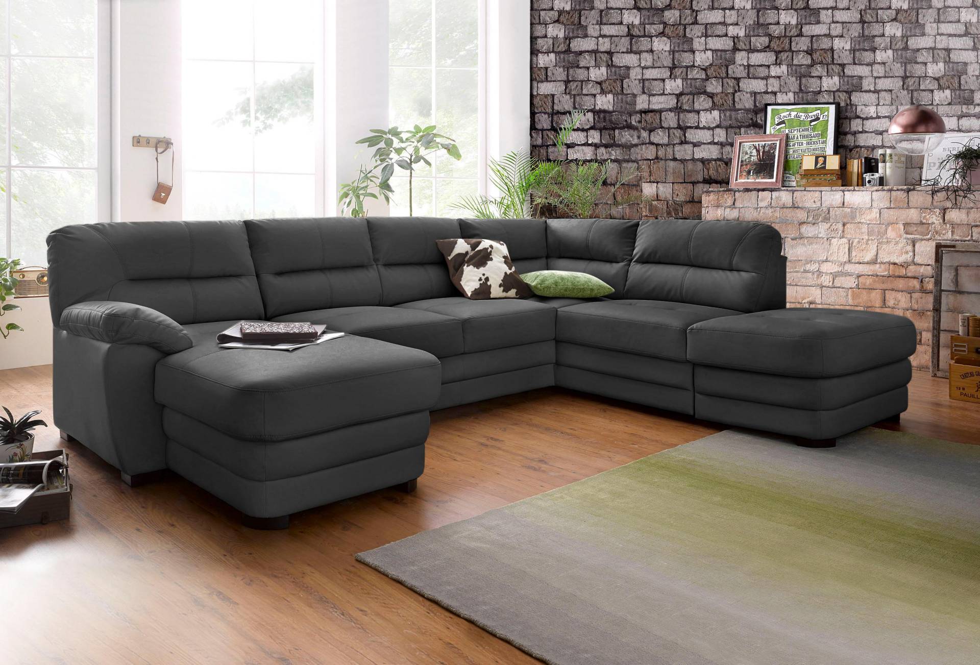 COTTA Wohnlandschaft »Royale U-Form«, wahlweise mit Bettfunktion COTTA Wohnlandschaft »Royale U-Form«, wahlweise mit Bettfunktion von COTTA