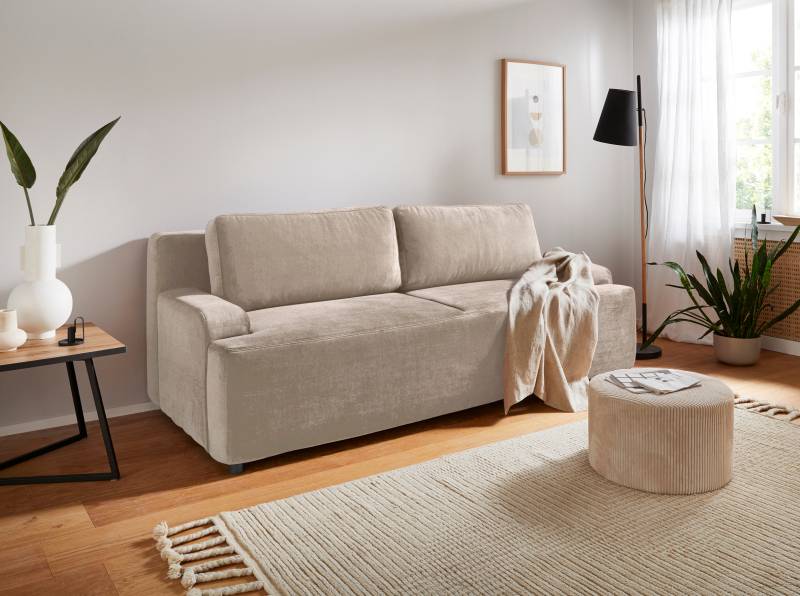 andas Schlafsofa »Halbschlaf«, mit Bettfunktion und Bettkasten von andas