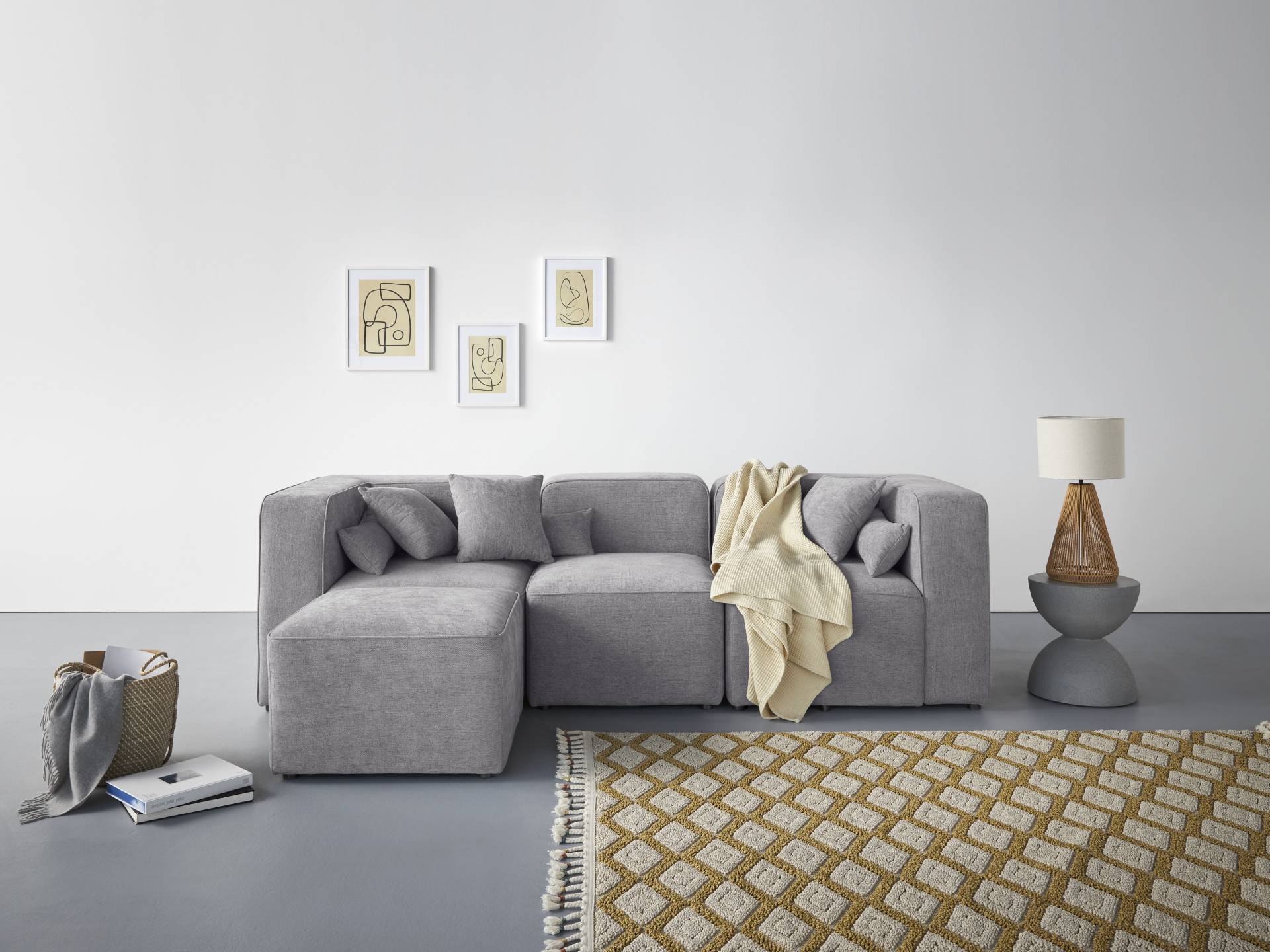 andas 3-Sitzer »Sundstrup L-Form«, Modulserie, individuelle Zusammenstellung andas 3-Sitzer »Sundstrup L-Form«, Modulserie, individuelle Zusammenstellung von andas