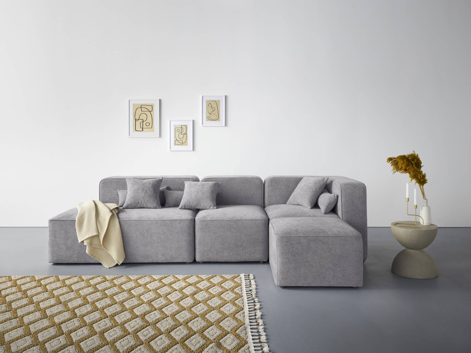 andas Ecksofa »Sundstrup L-Form«, Modulserie, individuelle Zusammenstellung von andas