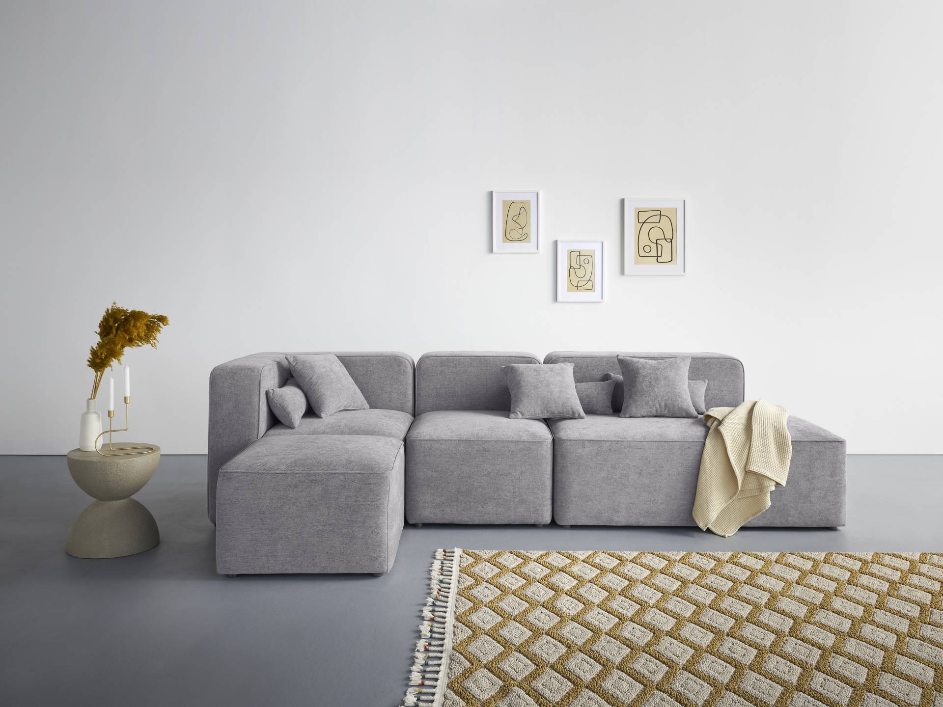 andas Ecksofa »Sundstrup L-Form«, Modulserie, individuelle Zusammenstellung von andas