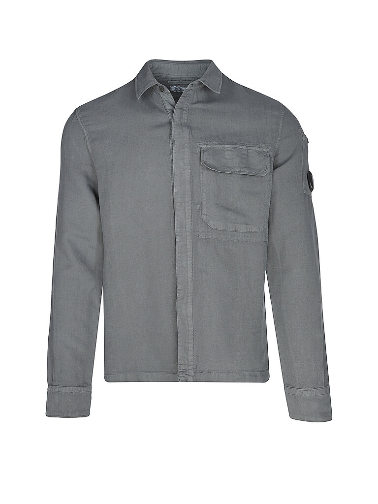 CP COMPANY Overshirt LENS grau | M von CP Company