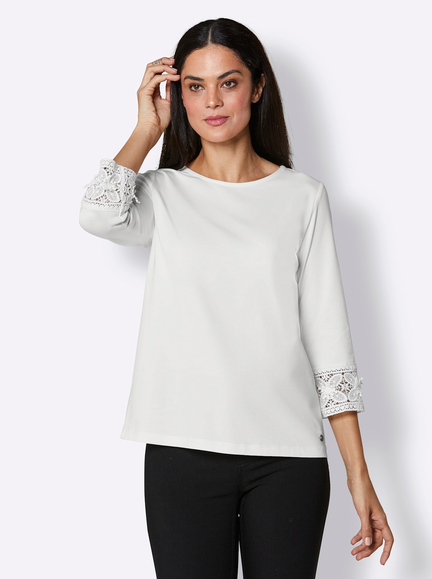 CREATION L PREMIUM 3/4-Arm-Shirt »Modal-Baumwoll-Shirt«, (1 tlg.) von CREATION L PREMIUM