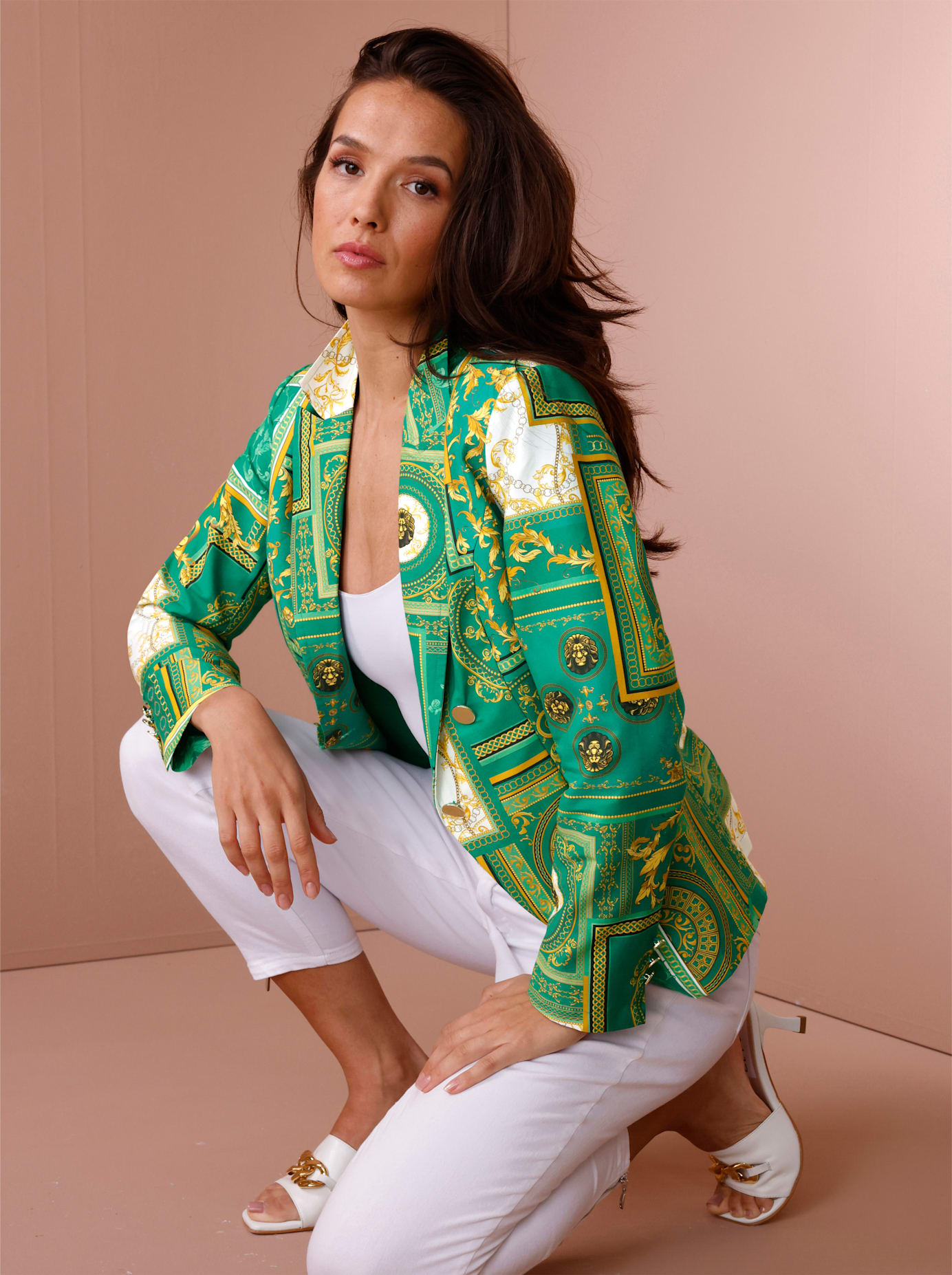 CREATION L PREMIUM Jackenblazer »Seiden-Baumwoll-Blazer« CREATION L PREMIUM Jackenblazer »Seiden-Baumwoll-Blazer« von CREATION L PREMIUM