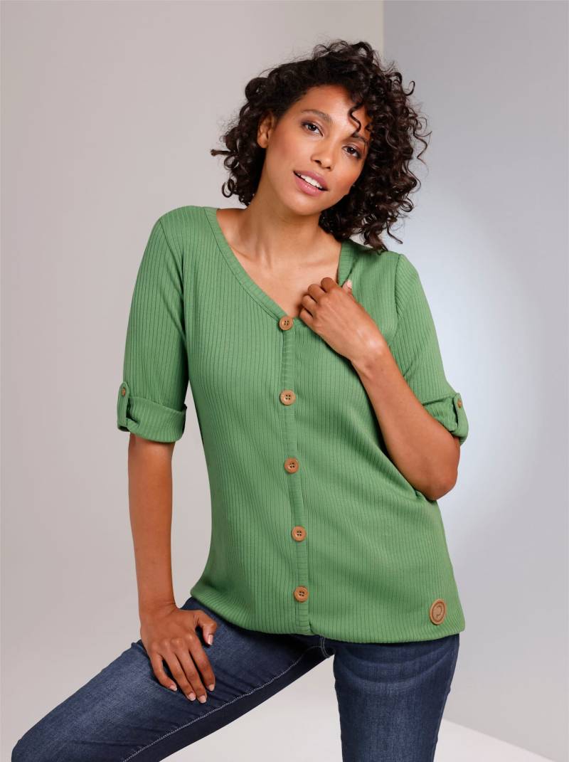 CREATION L PREMIUM Kurzarmshirt »Lyocell-Baumwoll-Shirt«, (1 tlg.) von CREATION L PREMIUM