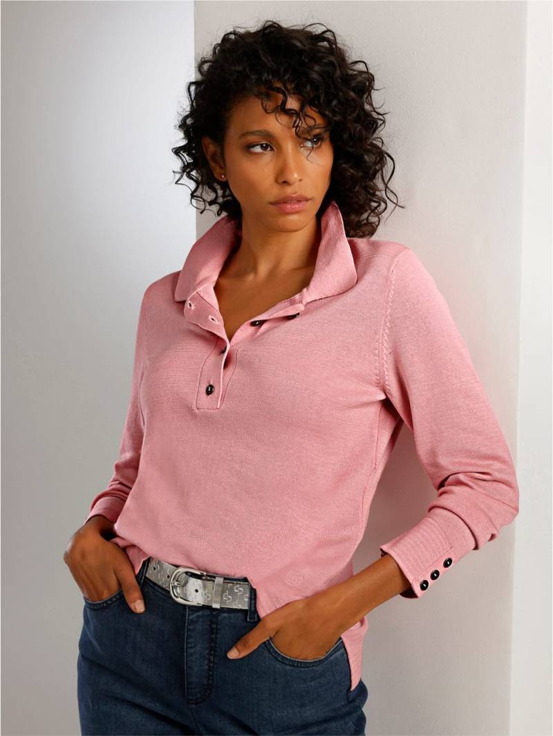 CREATION L PREMIUM Polokragenpullover »Baumwoll-Pullover« von CREATION L PREMIUM