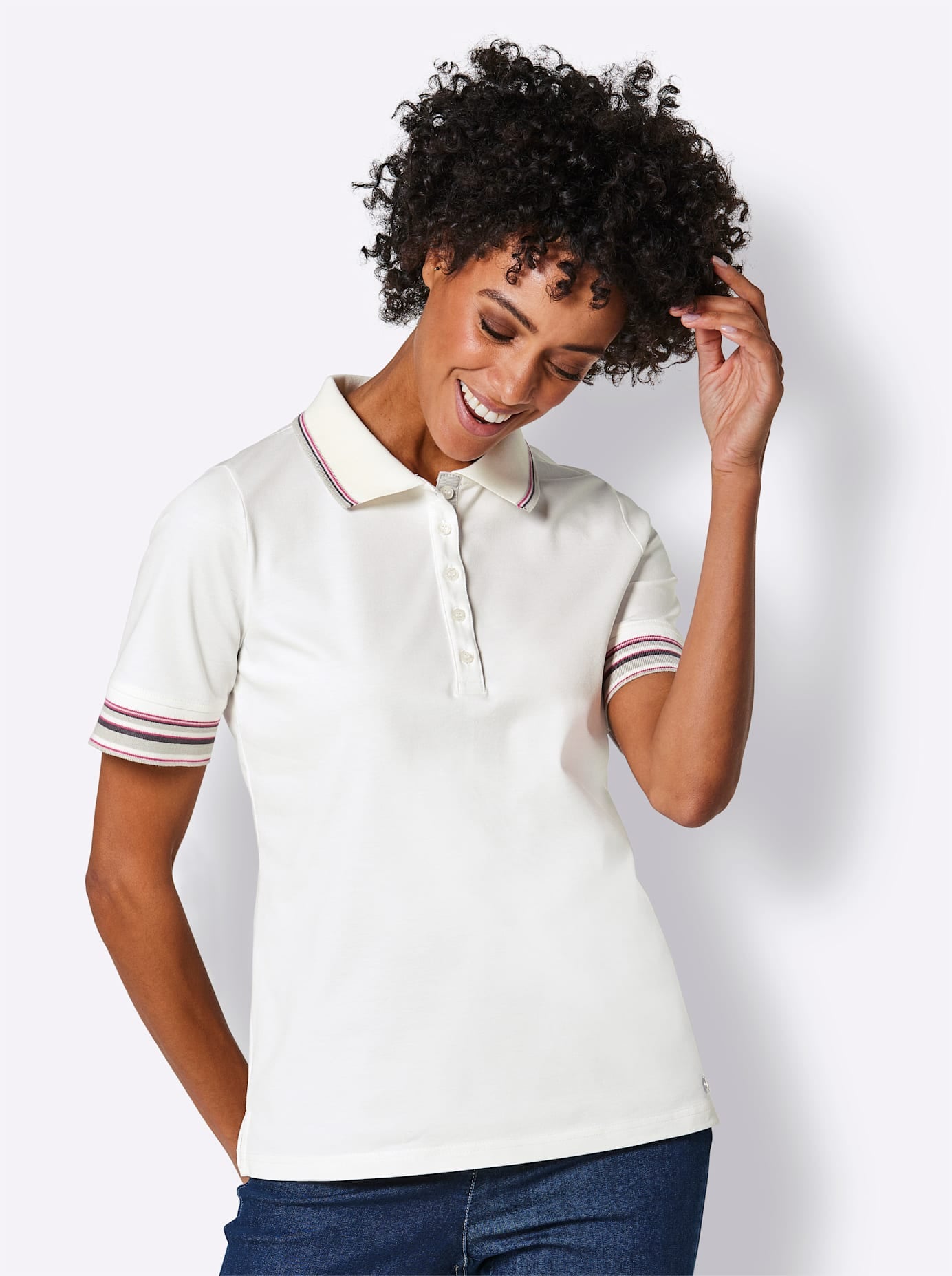 CREATION L PREMIUM Poloshirt »Baumwoll-Shirt«, (1 tlg.) von CREATION L PREMIUM