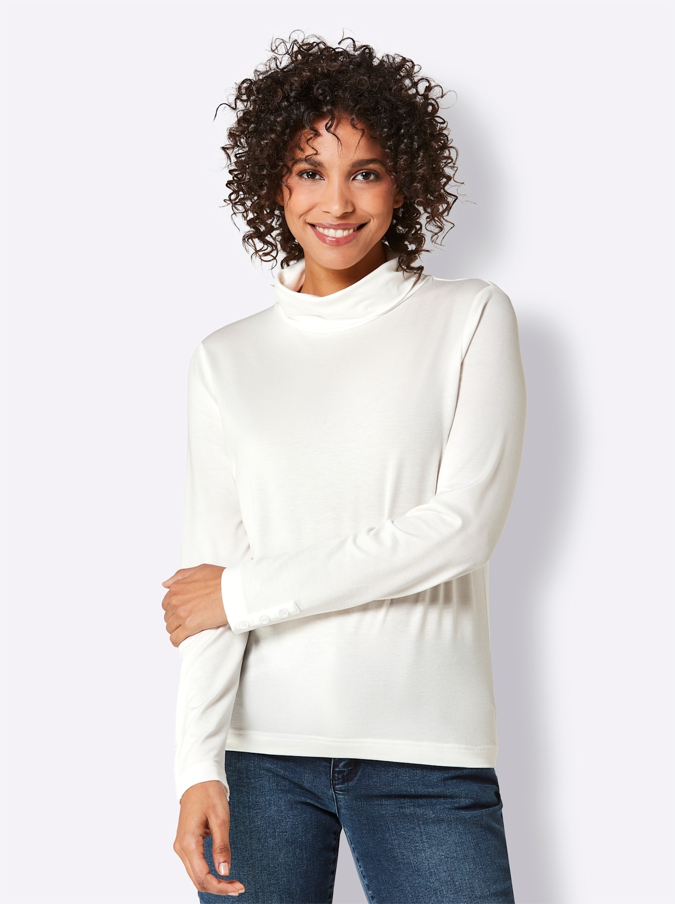 CREATION L PREMIUM Rollkragenshirt »Lyocell-Shirt«, (1 tlg.) CREATION L PREMIUM Rollkragenshirt »Lyocell-Shirt«, (1 tlg.) von CREATION L PREMIUM