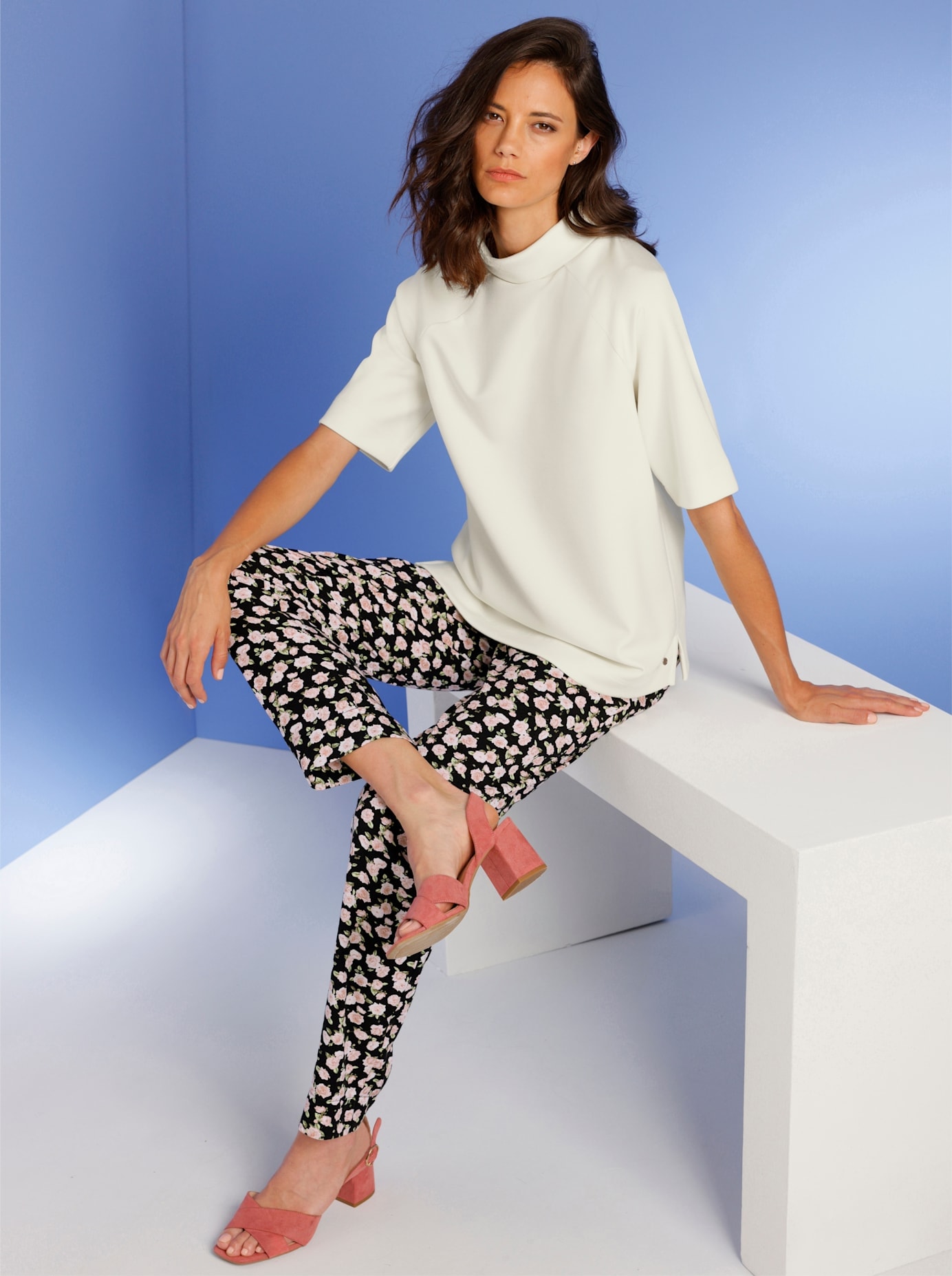CREATION L PREMIUM Stehkragenshirt »Modal-Mix-Shirt«, (1 tlg.) von CREATION L PREMIUM