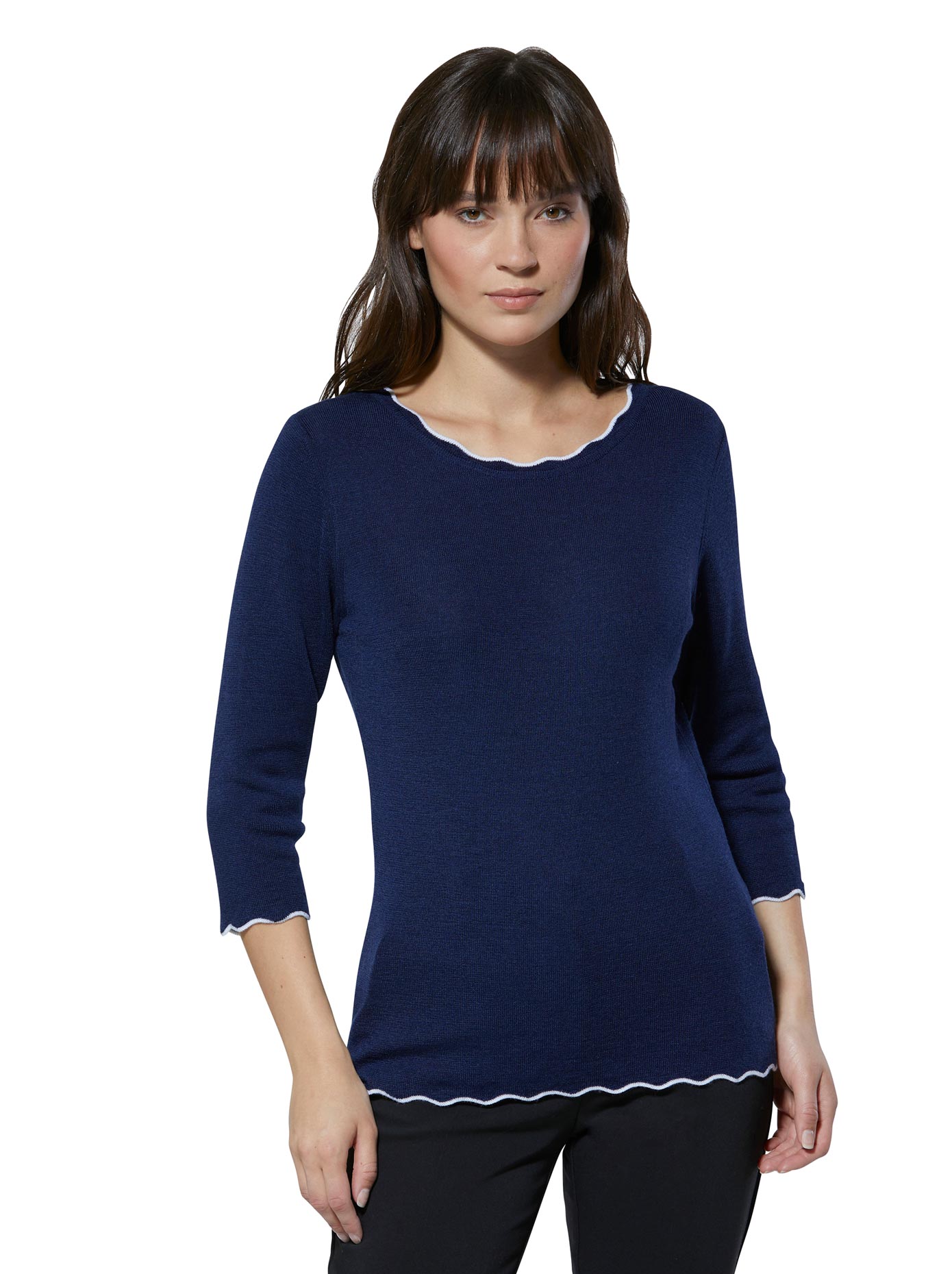 CREATION L PREMIUM Strickpullover »Merino-Seiden-Pullover« von CREATION L PREMIUM