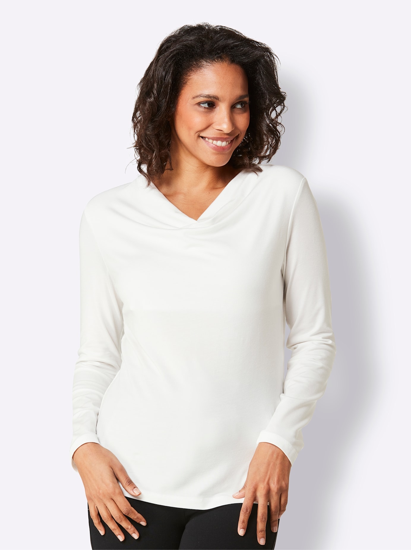 CREATION L PREMIUM Wasserfallshirt »Modal-Shirt«, (1 tlg.) CREATION L PREMIUM Wasserfallshirt »Modal-Shirt«, (1 tlg.) von CREATION L PREMIUM