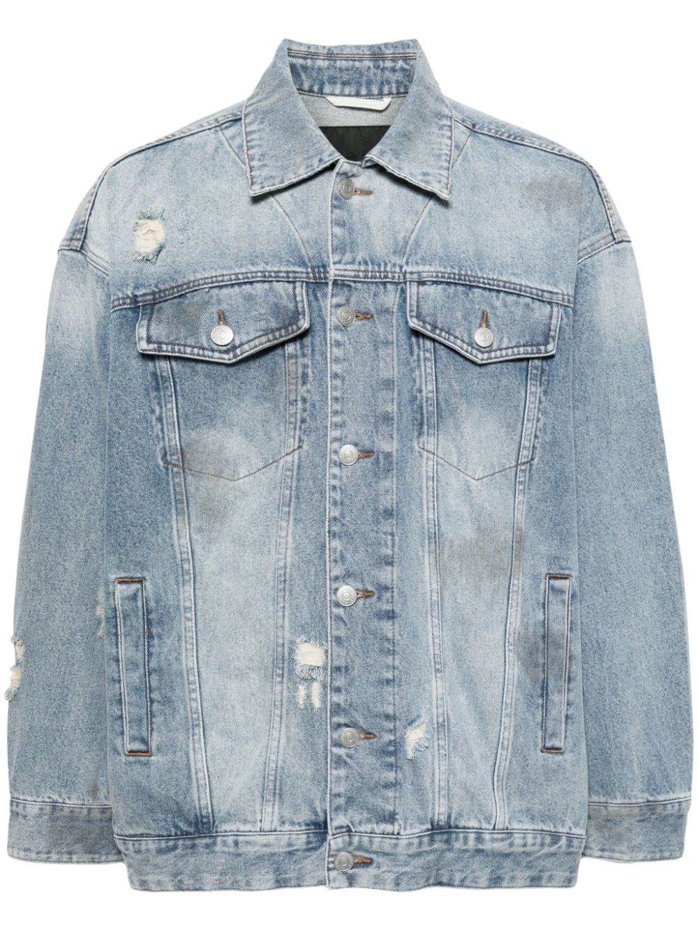 CROQUIS ripped denim jacket - Blue von CROQUIS