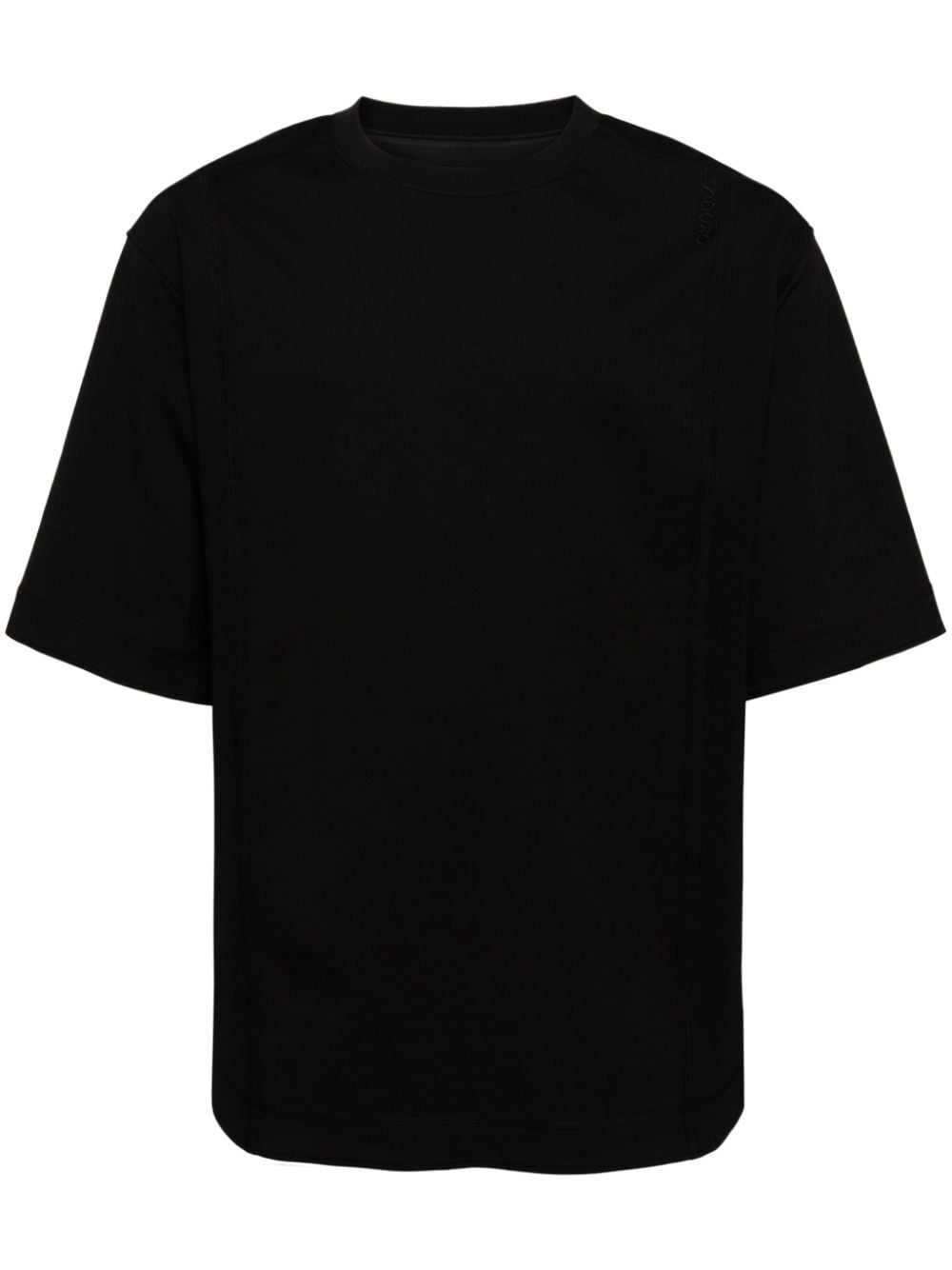 CROQUIS round-neck cotton-blend T-shirt - Black von CROQUIS