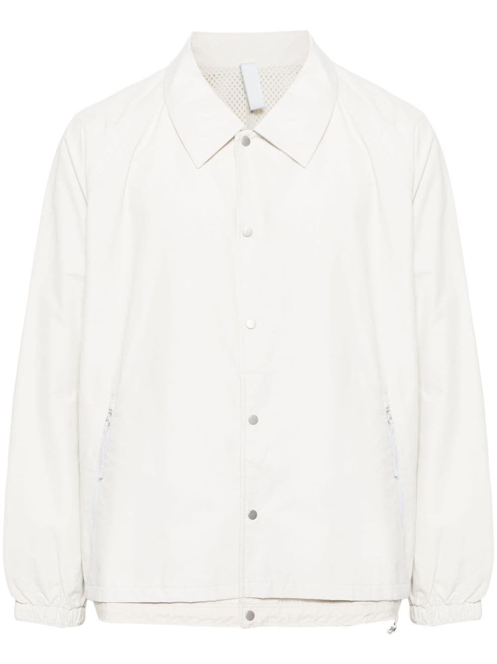 CROQUIS spread-collar cotton-blend jacket - Grey von CROQUIS