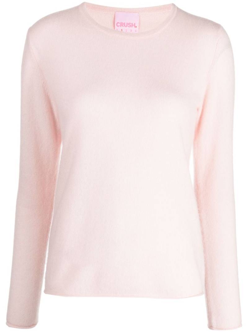 CRUSH CASHMERE Maya crew-neck cashmere jumper - Pink von CRUSH CASHMERE