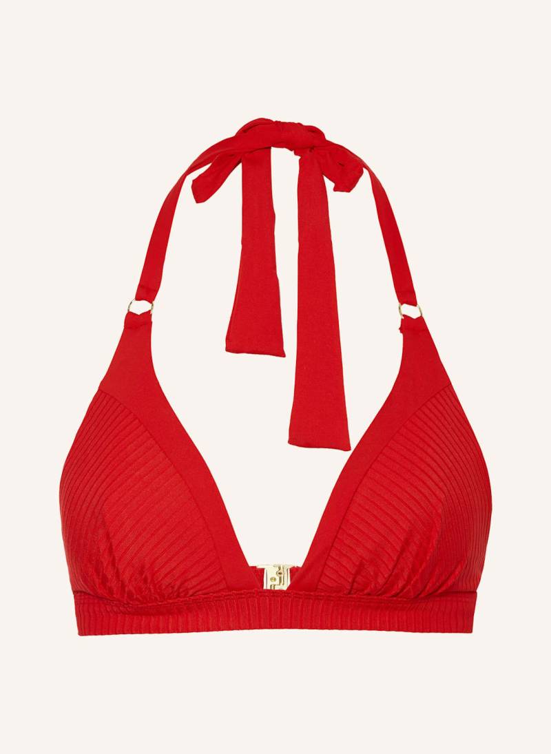 Cyell Neckholder-Bikini-Top Scarlett rot von CYELL