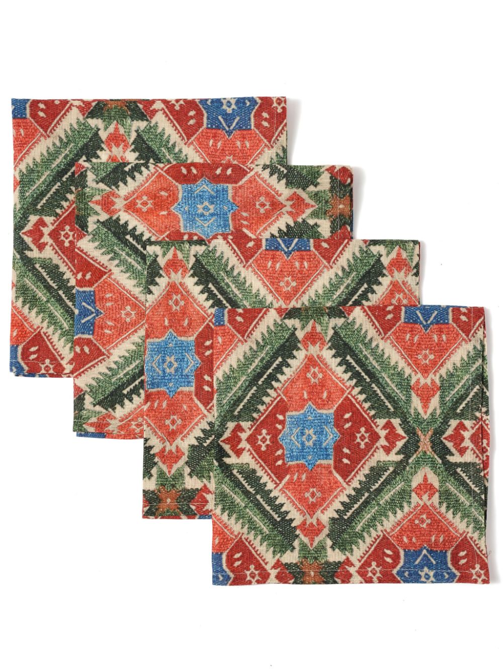 Cabana Skyros linen napkins (set of 4) - Red von Cabana
