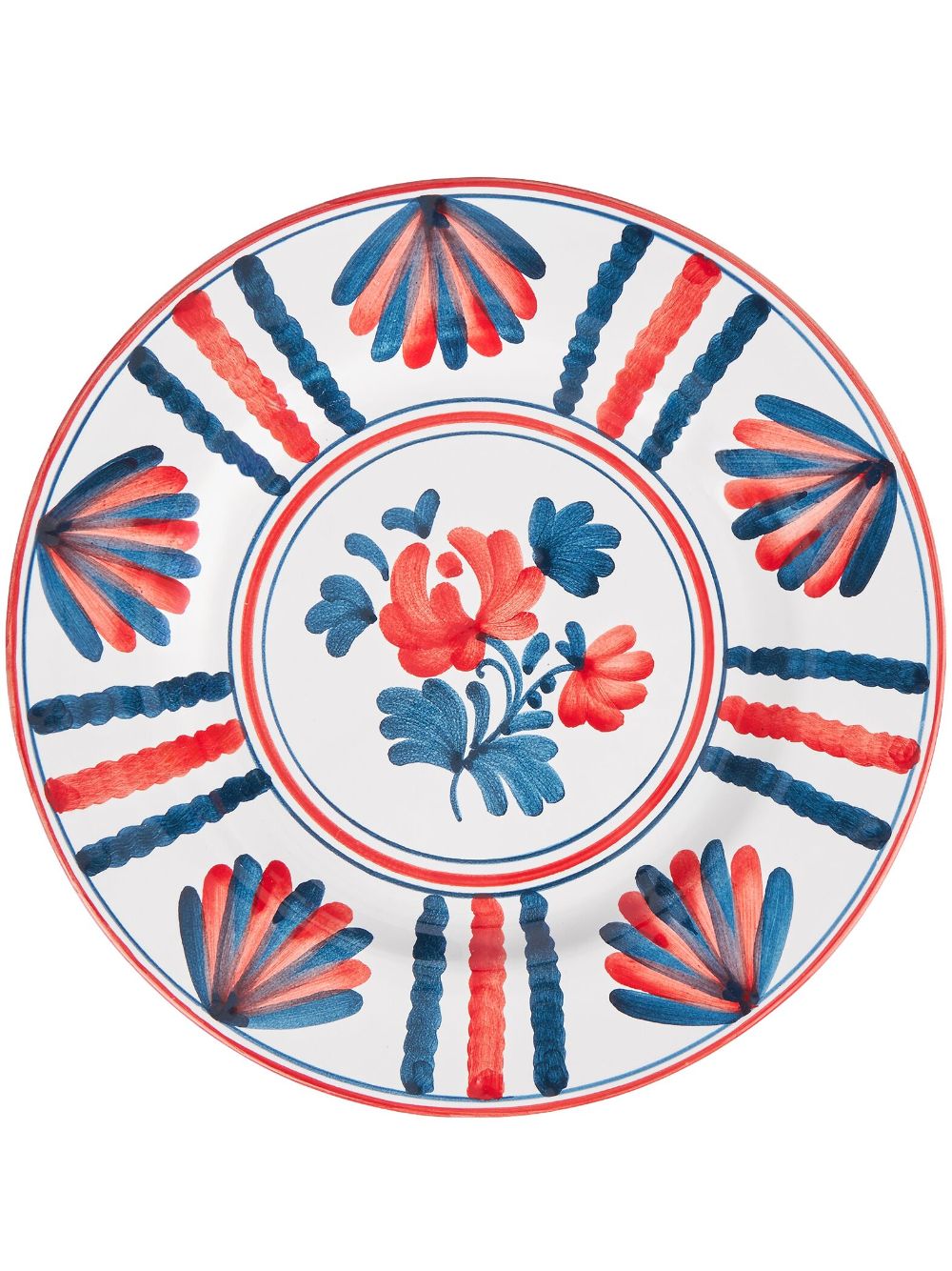 Cabana Blossom ceramic dinner plate - White von Cabana