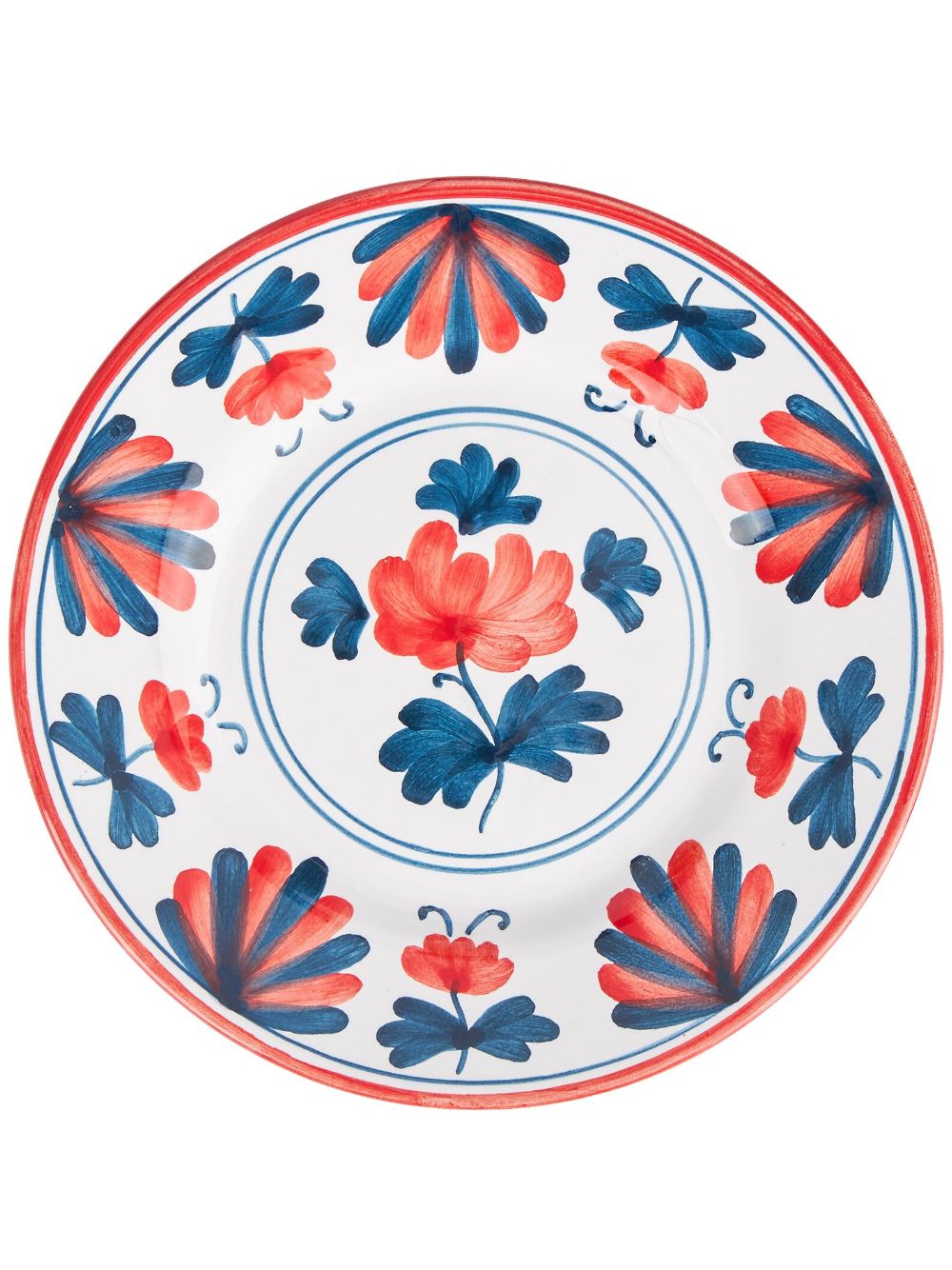 Cabana Blossom ceramic plate - White von Cabana