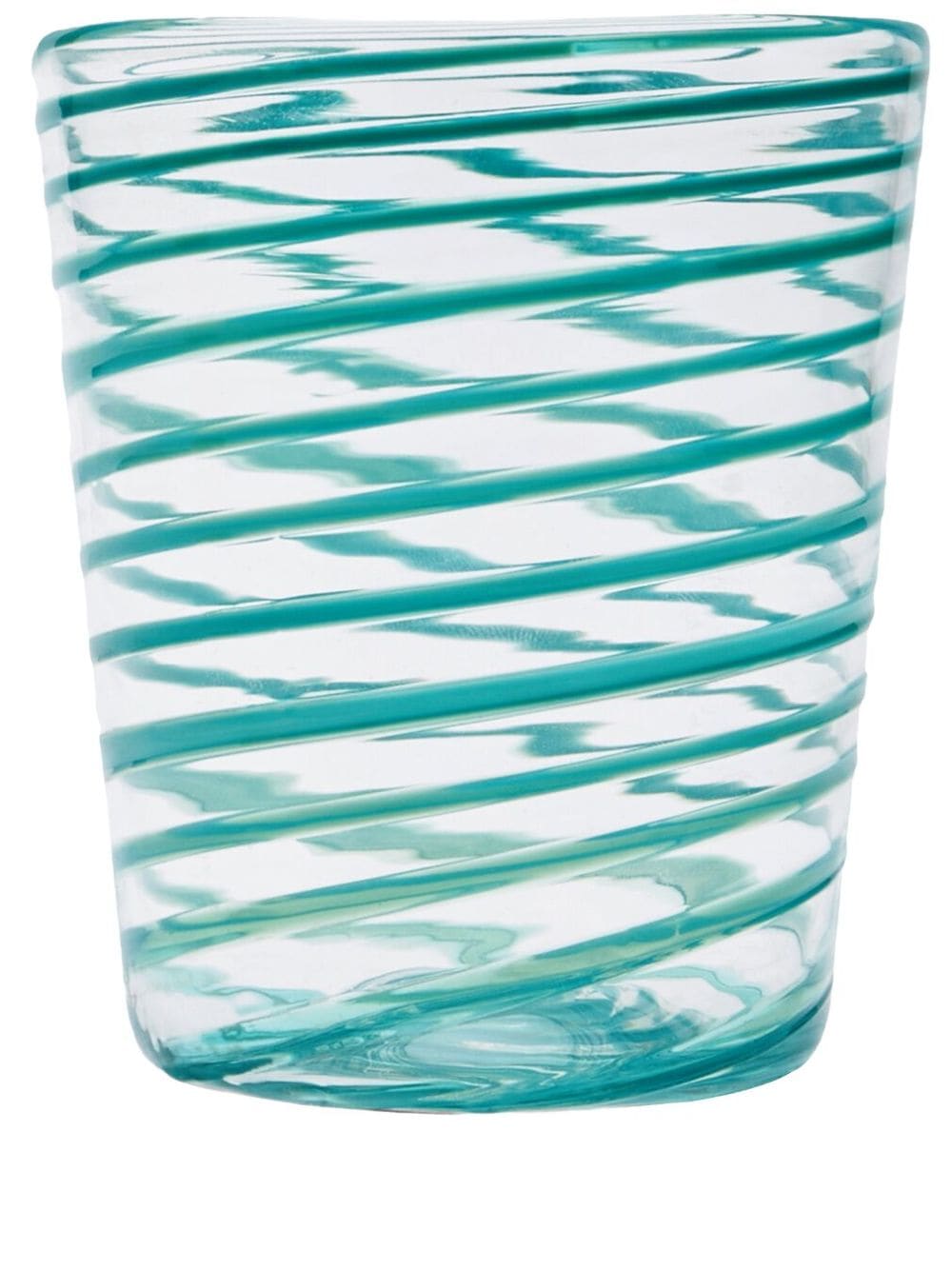Cabana Giravolta Murano water glass - Green von Cabana