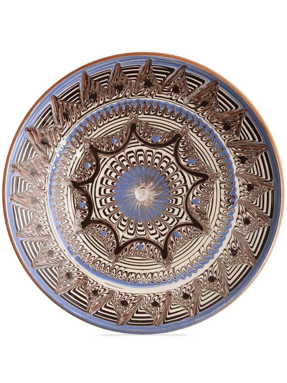 Cabana Horezu ceramic plate (21cm) - Neutrals von Cabana