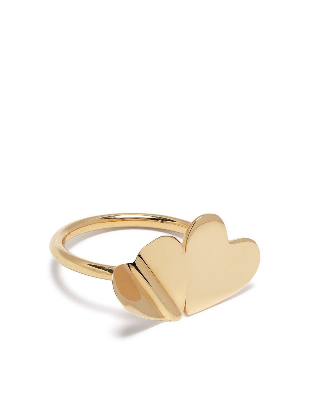 Cadar 18kt yellow gold Double Folded heart ring von Cadar