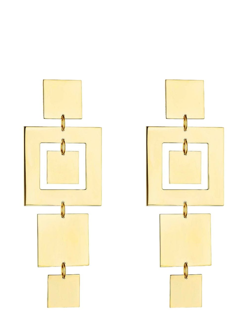 Cadar 18kt yellow gold Foundation drop earrings von Cadar