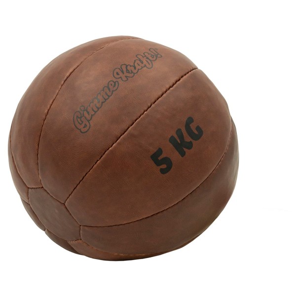 Café Kraft - Gimme Kraft Medizinball - Gymnastikball Gr 5 kg artificial leather von Café Kraft