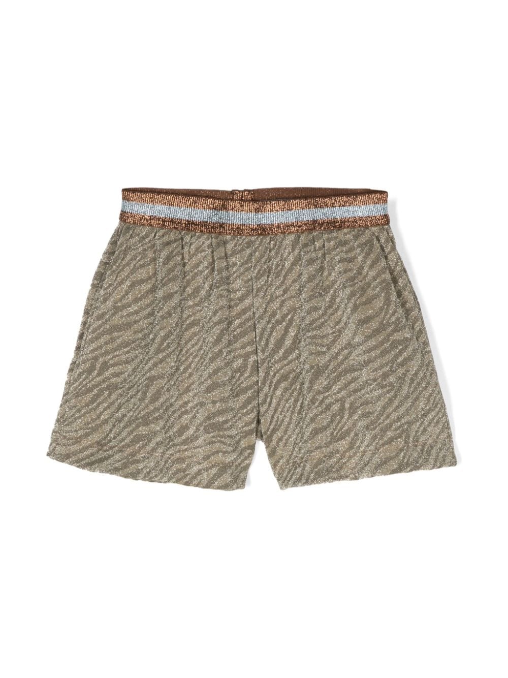 Caffe' D'orzo Susanna zebra-pattern shorts - Green von Caffe' D'orzo