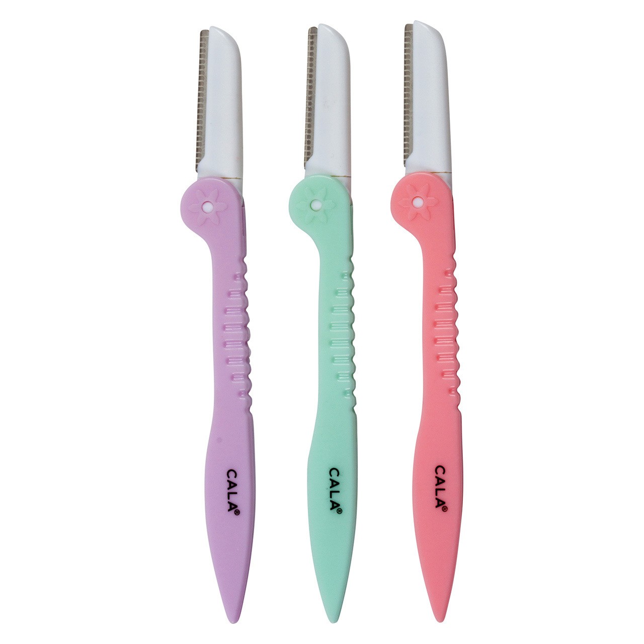 Cala - Augenbrauen-Rasierer - Folding Eyebrow Shaper (3 Stück) (ST036FES3) von Cala