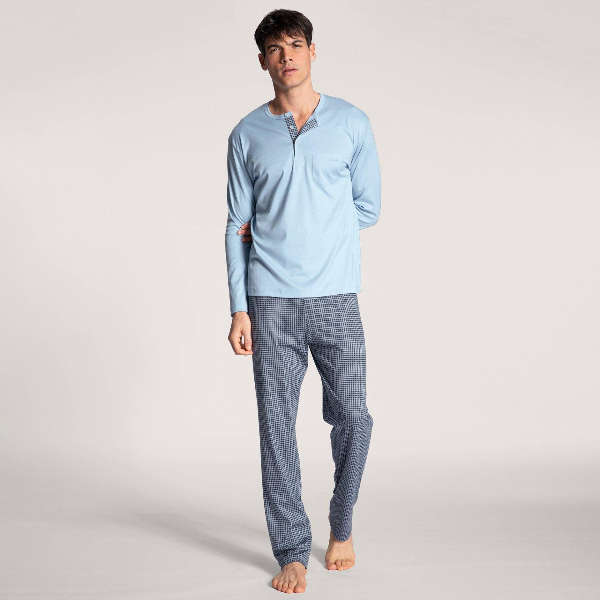 Pyjama Herren Blau L von CALIDA