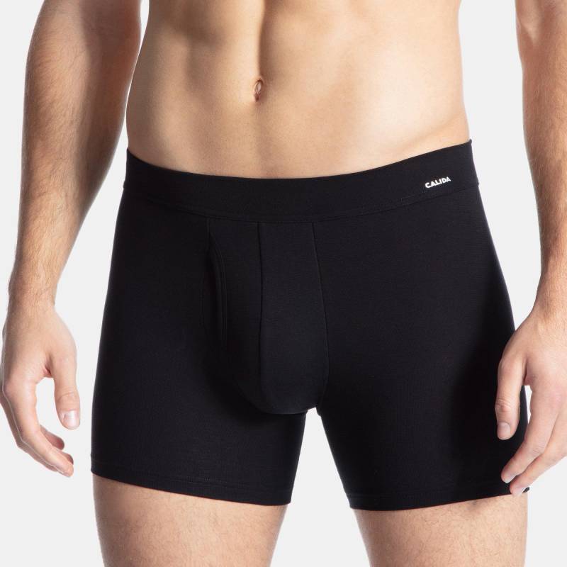 Slip Aus Baumwolle Herren Black S von CALIDA