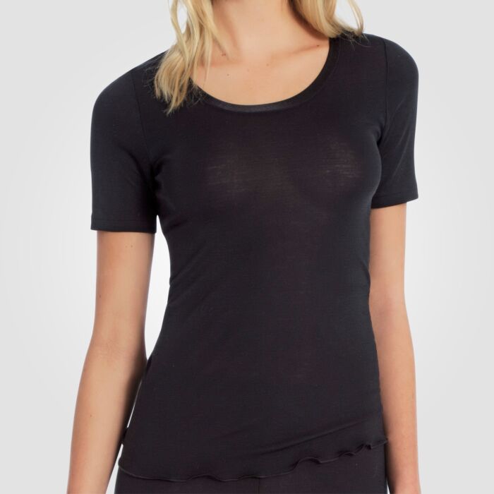 Calida T-Shirt Damen, schwarz von Calida