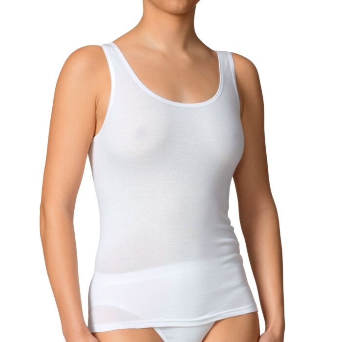 Calida Tank Top Damen Duo-Pack, weiss von Calida