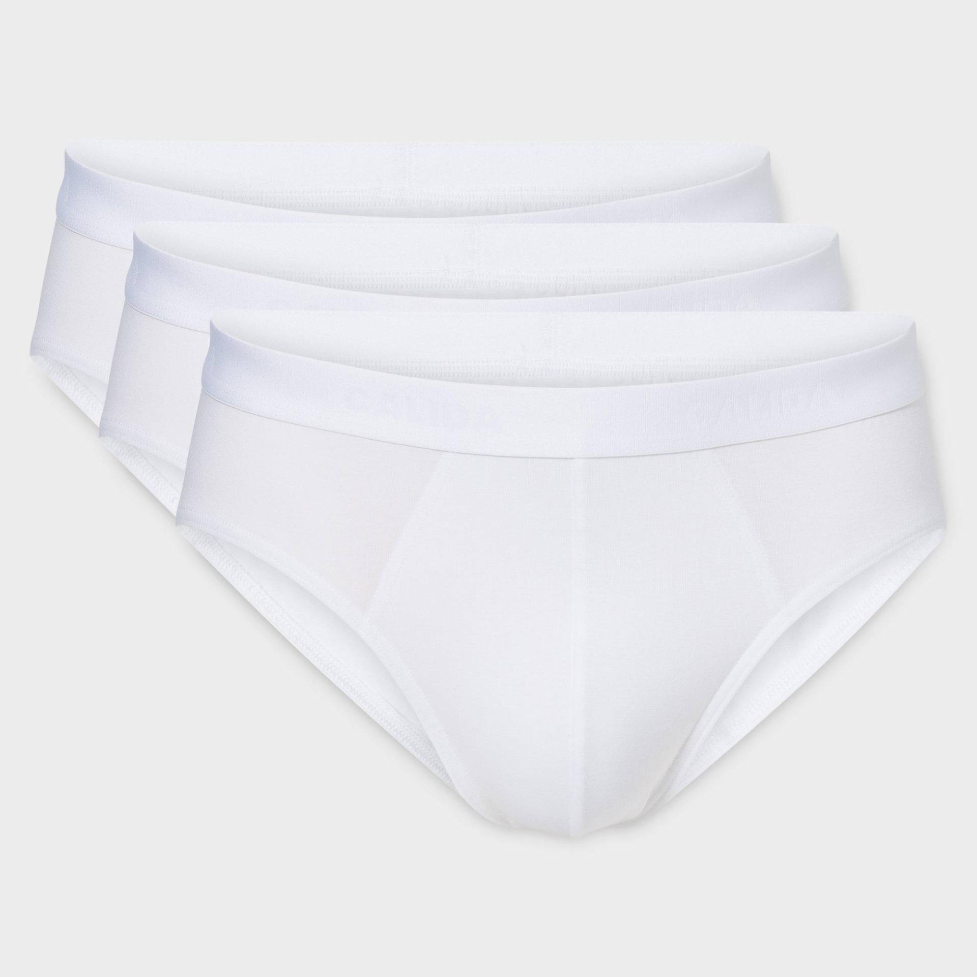 Triopack, Slips Herren Weiss M von CALIDA