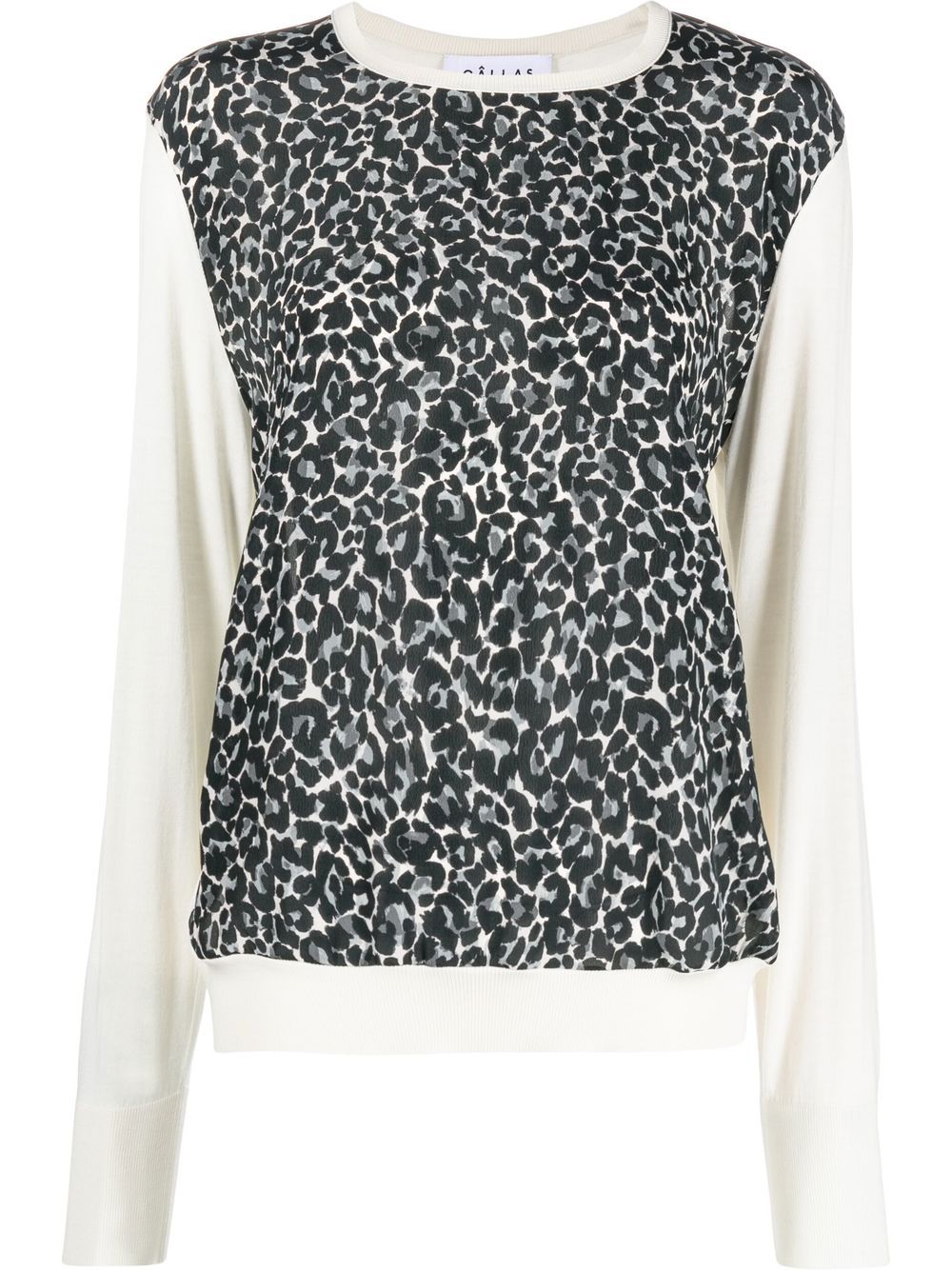 Câllas Milano AnneMarie animal-print jumper - White von Câllas Milano