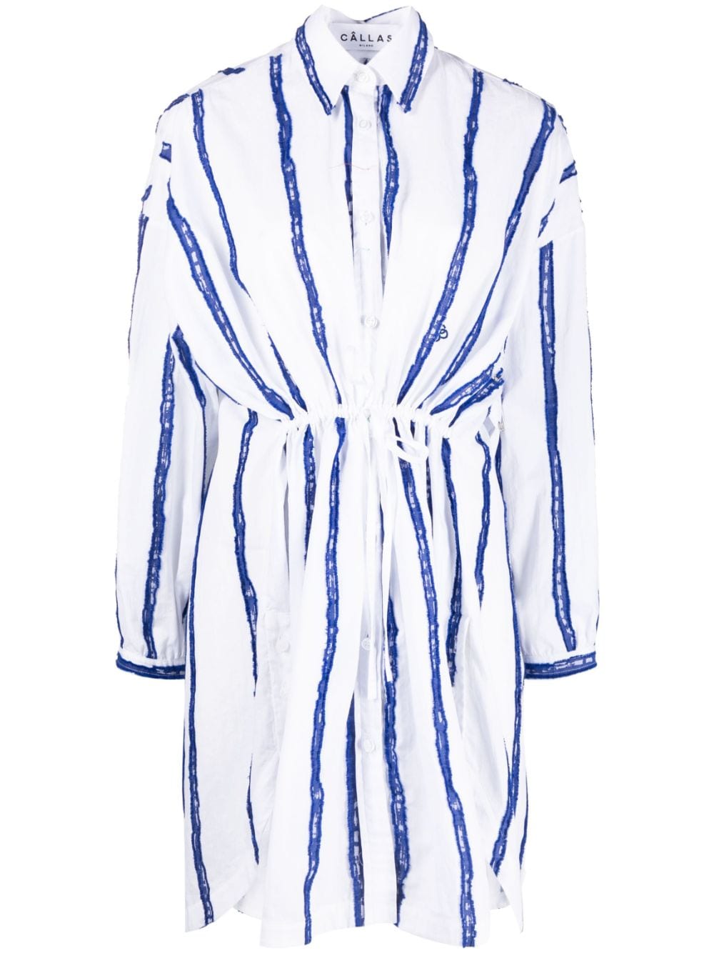 Câllas Milano Arlette pattern-jacquard tunic dress - Blue von Câllas Milano