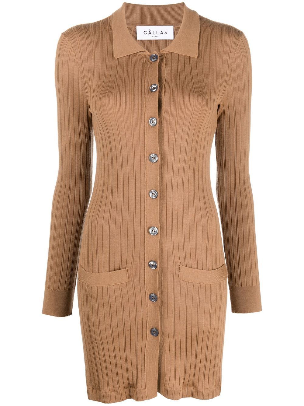 Câllas Milano Flora button-up cardigan - Brown von Câllas Milano