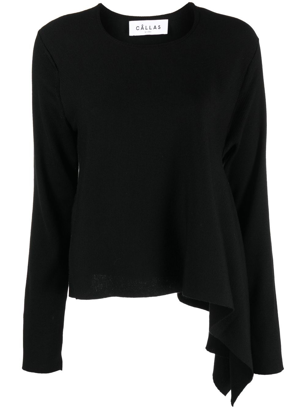 Câllas Milano Heloise ribbed merino jumper - Black von Câllas Milano