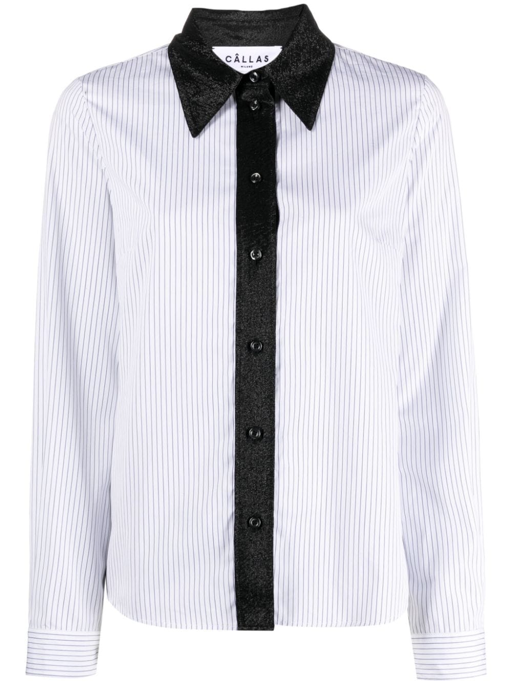 Câllas Milano Isolde striped cotton shirt - White von Câllas Milano